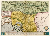 ORTELIUS, ABRAHAM: MAP OF SLAVONIA, CROATIA, CARNIOLA, ISTRIA AND BOSNIA